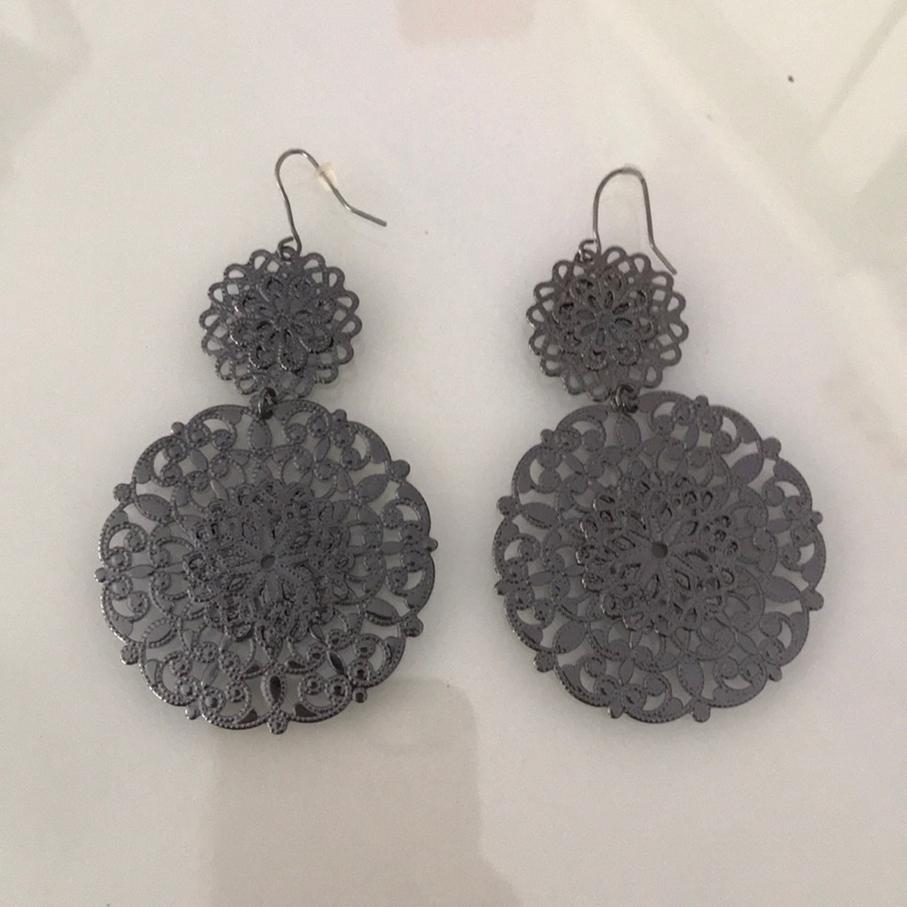 Metal earrings